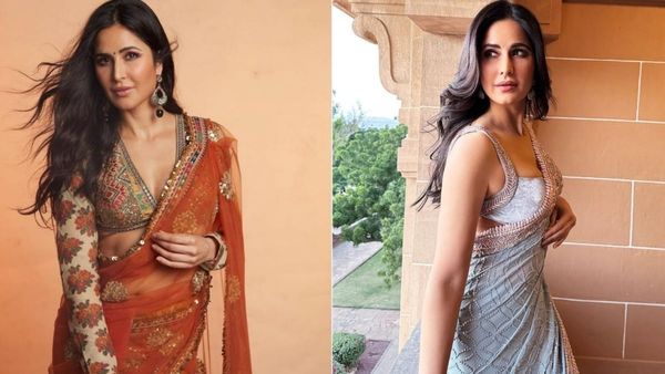 TOP 5 Trendy Katrina Kaif Blouse Designs To Steal From Actress' Wardrobe: From Deep V-Neck To Sequined