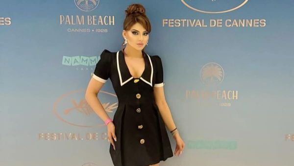 Cannes 2024: Urvashi Rautela Channels Old Hollywood Glam In Black Mini Dress; Check Outfit Price, Pics & More