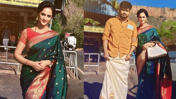 Actress Jyothi Rai Finds Solace In Spiritual Sojourn With Husband Amidst Private Video Leak Controversy