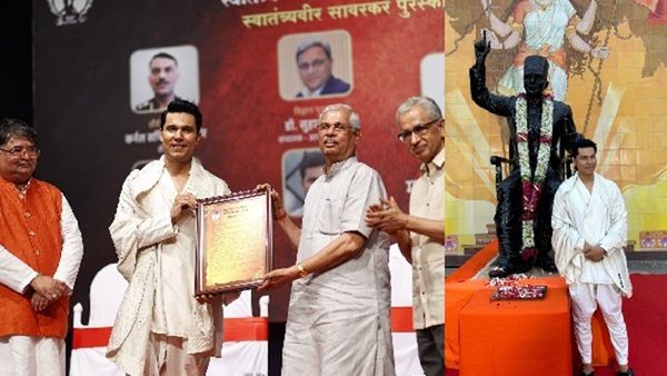 Randeep Hooda Honoured With Swatantrya Veer Savarkar Puruskar For His Performance In Swatantrya Veer Savarkar