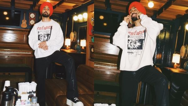 The Tonight Show: Diljit Dosanjh Aces Casual Fashion In Expensive Graphic Printed Sweatshirt; Guess The Price