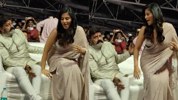 Gangs Of Godavari Pre-Release: After The Pushing Clip, Nandamuri Balakrishna Touching Anjali's Back Goes Viral