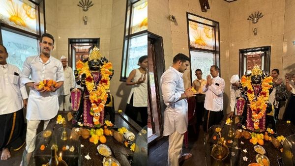 'Karmadhikari Shanidev' Actor Vineet Kumar Chaudhary Visits Shani Temple For Shani Jayanti Celebration