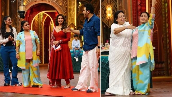 Laughter Chefs New Episode: Krushna Abhishek Teases Ankita Lokhande's Mother-In-Law, Imitates Salman Khan