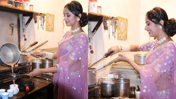 Bhagya Lakshmi Actress Maera Misshra Prepares Her Special Cutting Chai For Co-Stars