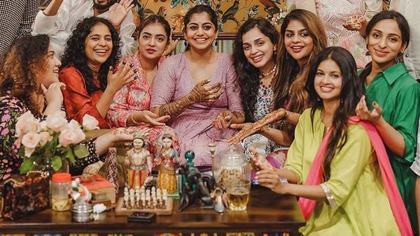 Actress Meera Nandan's Wedding Festivities Kick Off With Star-Studded Mehndi Celebration