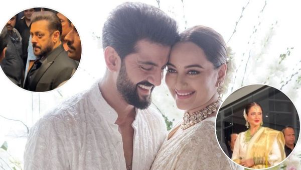 Sonkashi Sinha-Zaheer Iqbal Wedding Reception: From Rekha To Salman Khan, Who Wore What; Here's PICS