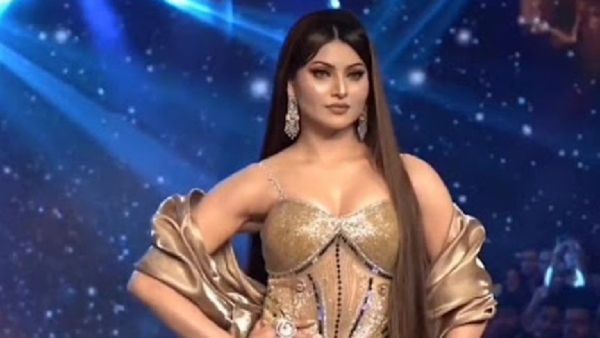 Urvashi Rautela Turns Showstopper At Delhi Times Fashion Week 2024, Sizzles In Golden Outfit- PIC
