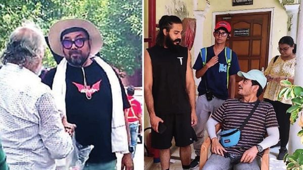 Anurag Kashyap Spotted Shooting in Lucknow
