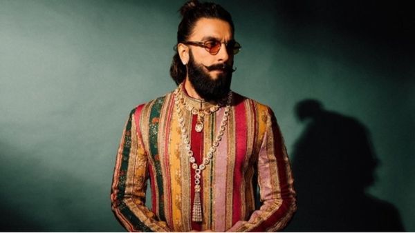 Ranveer Singh Oozes Royalty In Multicolored Sabyasachi Attire For Anant-Radhika Wedding