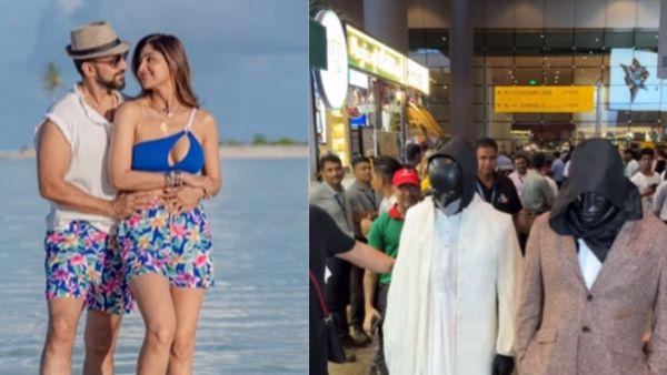 Is Shilpa Shetty & Raj Kundra Hiding Themselves Behind Masks? Netizens React To VIRAL Video