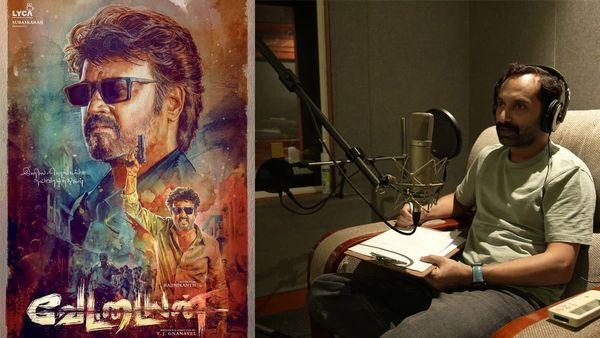 Vettaiyan Update: Fahadh Faasil Begins Dubbing For Rajinikanth Starrer, Makers Share Peek Into Session