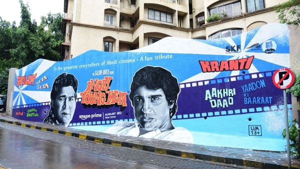 Angry Young Men: Bandra Mural Pays Homage To Bollywood Legends Salim-Javed- WATCH Video