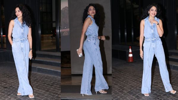 Sobhita Dhulipala Makes First Post Engagement Appearance In Stylish Denim Co-ord Set Flaunting Her Ring, WATCH