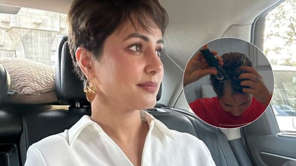 Hina Khan Cancer: Hina Goes Bald Amid Treatment; Fans Laud Actress As She Says Goodbye To 'Pixie Look' | WATCH