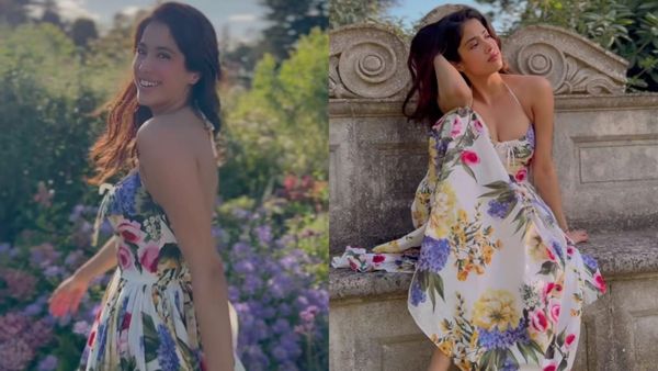 Janhvi Kapoor Wears X Lakh Dolce & Gabbana Floral Dress In Dreamy Video; Gives Twist To Devara's Song | WATCH