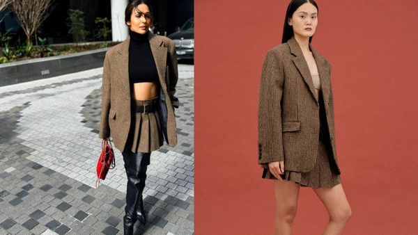 IFFM: Malaika Arora 'Chics Thing Up' With Budget-friendly Wool Blazer & Brown Mini Skirt, Know The Price