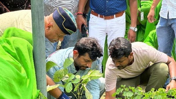 Ghuspaithiya Actor Vineet Kumar Singh Initiates Major Plantation Drive In Varanasi