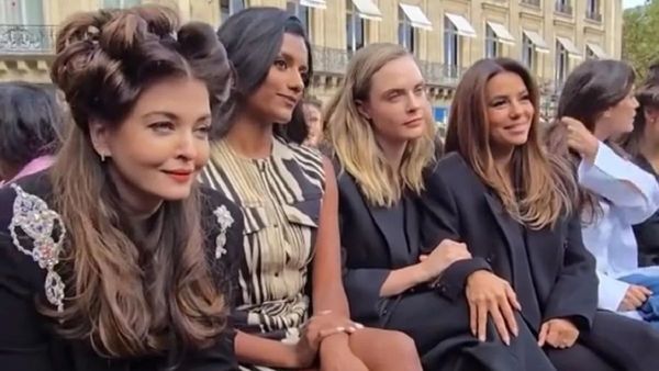 Paris Fashion Week 2024: Aishwarya's 'Unique' Hairstyle Grabs Attention As Enjoys With Simone, Eva & Camila