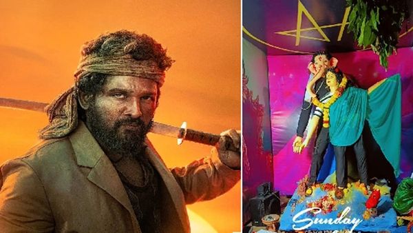 Allu Arjun's Pushpa 2: The Rule Fever Is Here! Sooseki Inspired Ganapati Idol Goes Viral- PICS