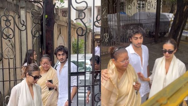 Malaika’s Father’s Funeral: Actress Supports Mom As She Cries Inconsolably While Leaving For Anil’s Cremation