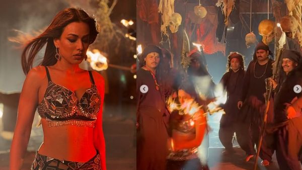 WATCH: Nia Sharma Narrowly Escapes A Fire Mishap On Suhagan Chudail Sets; Viral Video Will Give You Jitters