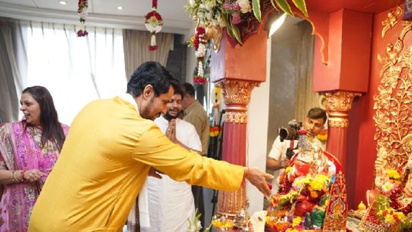 Ganesh Chaturthi 2024: Randeep Hooda & Radhika Madan Celebrate Ganesh Utsav At Nidarshana Gowani's House
