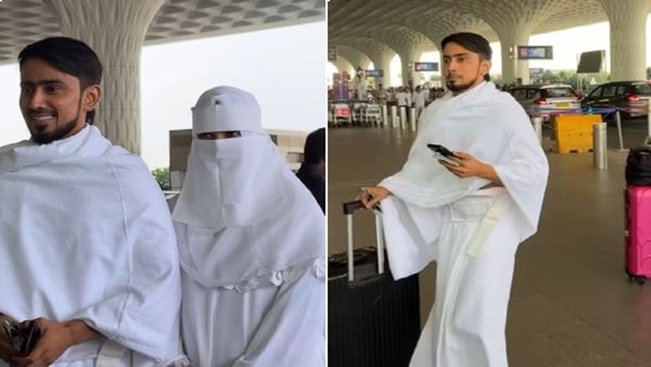 Bigg Boss OTT 3 Star Adnaan Shaikh Spotted With Wife Ayesha; Family Gets Emotional As He Leaves For Umrah