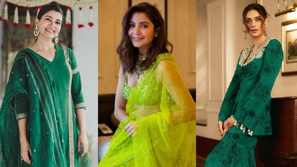 Navratri 2024 Day 2 Fashion: From Samantha To Anushka, Aditi; B-Town Actresses-Inspired Desi Fits For Navratri