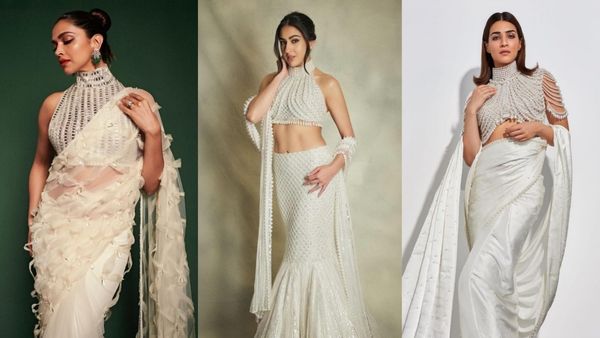 Navratri 2024 Day 5: From Deepika To Sara, Kriti; B-Town Celeb-Approved White Ethnic Outfits