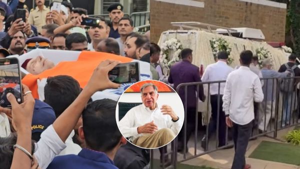 Ratan Tata Funeral Highlights: Mortal Remains Are Being Taken To Crematorium For Last Rites