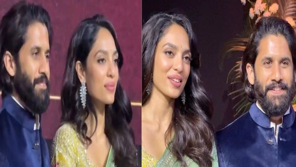 ANR National Award: Naga Chaitanya & Sobhita Dhulipala Pose First Time After Engagement For A Family Picture