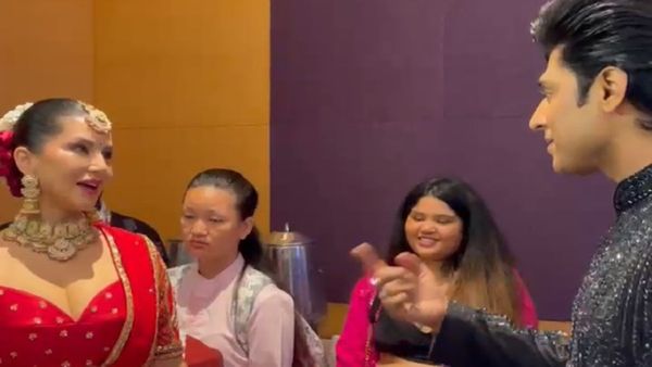 When Sunny Leone-Sachiin Kumbhaar Bonded Over THIS Thing At Bombay Times Fashion Week 2024- Video