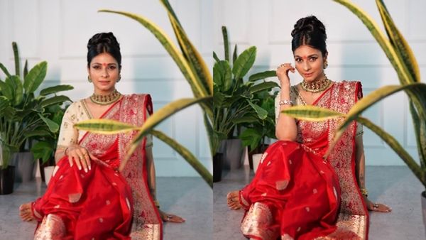 Durga Puja 2024: Tanishaa Mukerji STUNS As She Dons Bengali Saree. Seen Her VIRAL Pics?