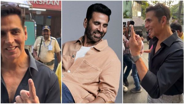 Maharashtra Assembly Elections 2024: Akshay Kumar Casts His Vote; Flaunts Inked Finger In Viral Video