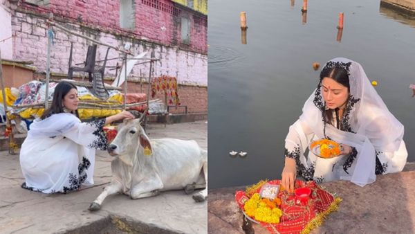 Isha Malviya Performs Puja On Banks of River Narmada On Her 21st Birthday | Watch