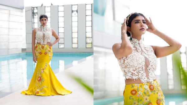 Lakshmi Manchu Dazzles In White Yellow Semi See-Through Dress. Internet Is Stunned. See PICS