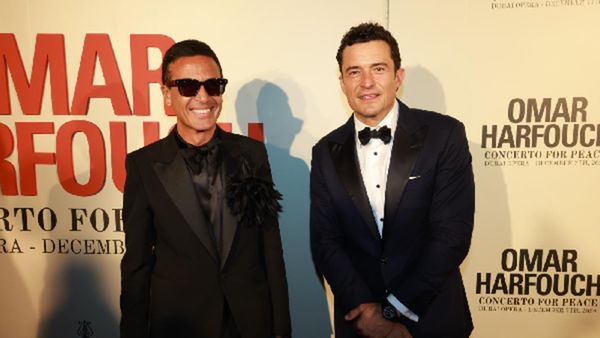 Omar Harfouch & Orlando Bloom's Dubai Gala: A Stunning Blend of Art and Stardom, Outshining the Met