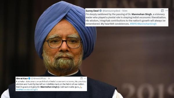 Manmohan Singh Passes Away: From Nimrat Kaur To Sunny Deol, Here's How B-Town Celebs React To Former PM Death