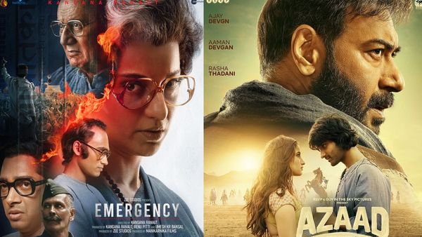 Emergency vs Azaad Box Office Collection Day 1 Prediction: Kangana or Ajay; Who Will Win On Opening Day?