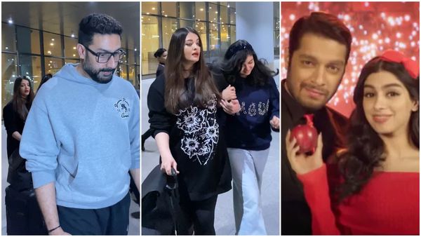 Entertainment Highlights Jan 4: Aishwarya-Abhishek Return From Vacation; SRK-Salman Root For Junaid-Khushi