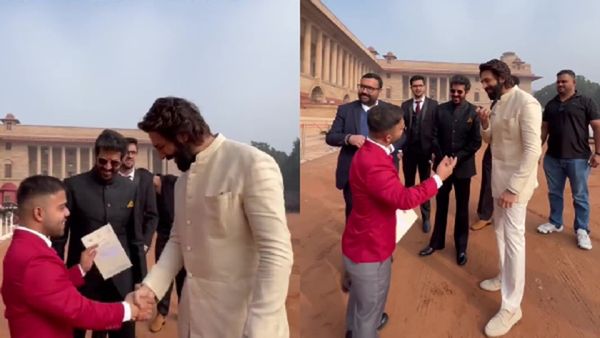 Navdeep Singh's Joyful Moment With Kartik Aaryan And Kabir Khan At Arjuna Award Ceremony For Murlikant Petkar