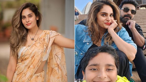 Bigg Boss 18 Family Week: Shrutika Arjun Gets Emotional On; Hugs Husband Arjun & Son Arav Tightly