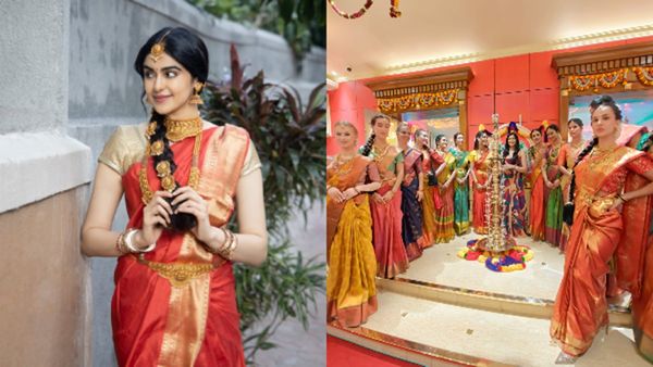 Adah Sharma Left Speechless As Foreigner Girls Don Sarees To Surprise Her!