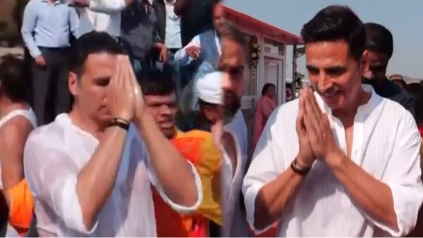 Maha Kumbh 2025: Akshay Kumar Takes Holy Dip At Maha Kumbh Mela In Prayagraj; Praises Arrangements