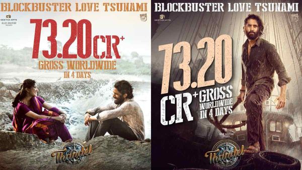 Thandel Worldwide Box Office Collection 4 Days: Naga Chaitanya's Film Earns Rs 73.20 Crore Before BIG Drop