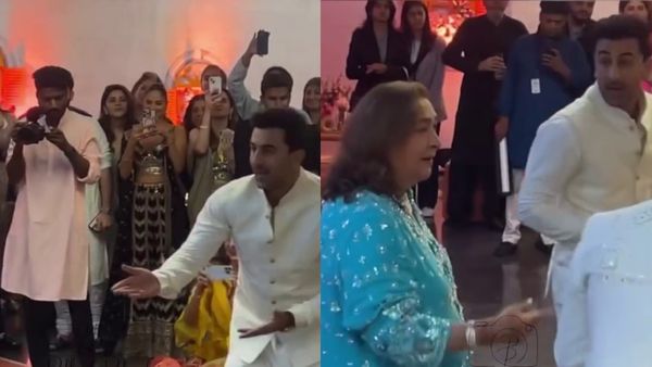 Aadar Jain-Alekha Advani Sangeet: Ranbir Kapoor Dances His Heart Out To ‘Kajra Re’ With Bua & Cousin, WATCH