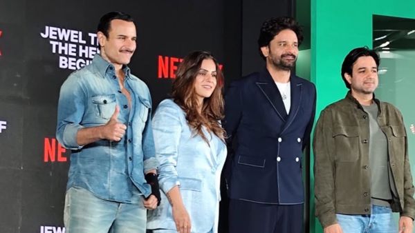 Saif Ali Khan Makes First Public Appearance At Netflix Event, Says Feels Nice To Be Standing Here