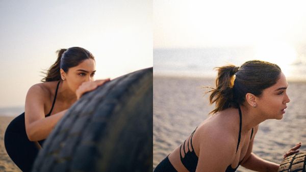 Sharvari Flips Tyres On A Beach, Prepares For Another Intense Alpha Action Schedule!