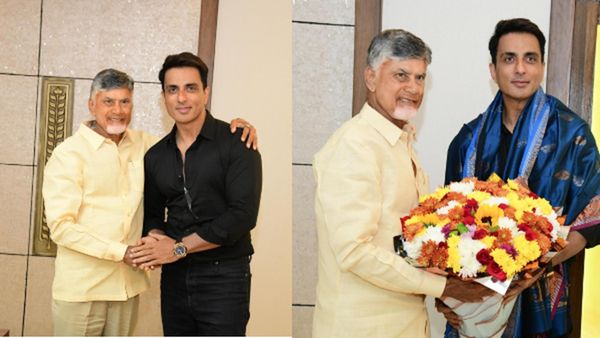 Sonu Sood Felicitated By Andhra CM Chandrababu Naidu For Donating Ambulances